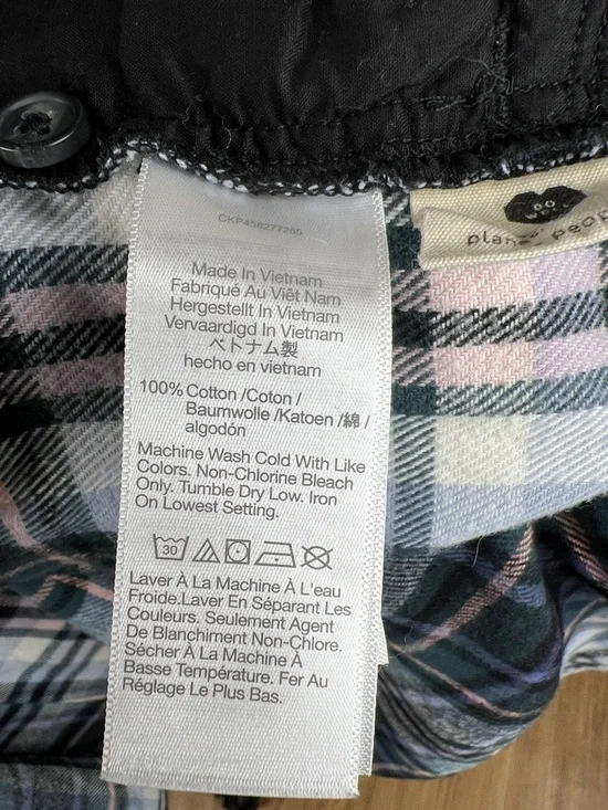 Madewell Flannel Sunday Shirt in Cronston Plaid Size XL - Picture 5 of 8